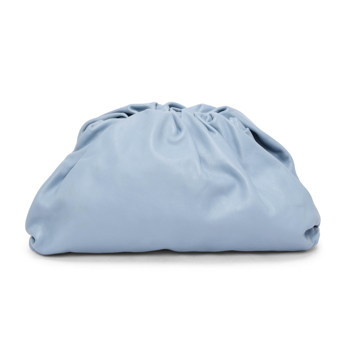 Bottega Veneta Ice Blue Lambskin The Pouch Clutch