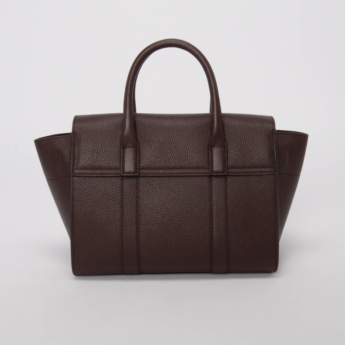 Mulberry Oxblood Classic Grain Small Bayswater With Strap