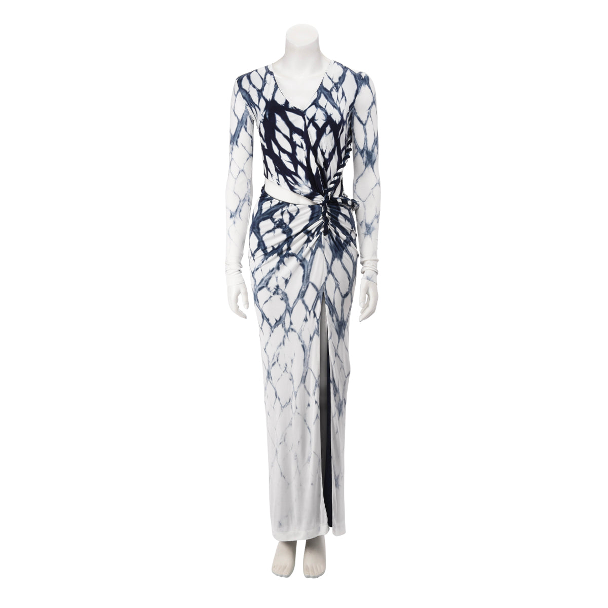 dion lee blue dress Dion Lee Bias Weave Cowl Dress Silk Satin Ultra Blue (For Hire) – EKOLUV