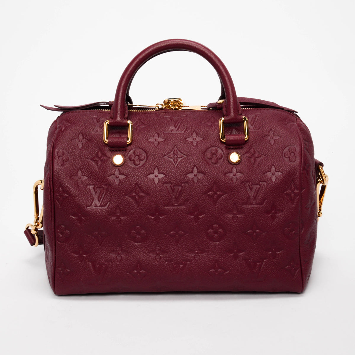 Louis Vuitton Aurore Monogram Empreinte Speedy Bandouliere 25
