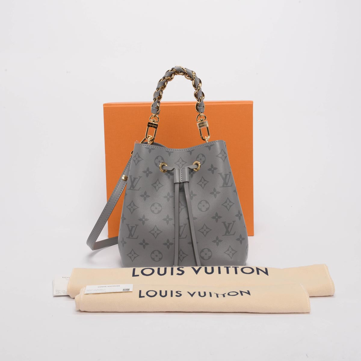 Louis Vuitton Gray Monogram Ink Braided Neonoe BB