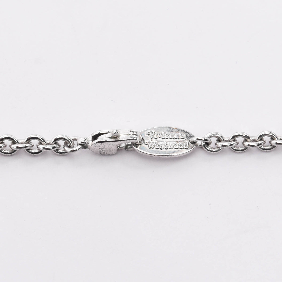 Vivienne Westwood Silver Crystal Mayfair Orb Necklace