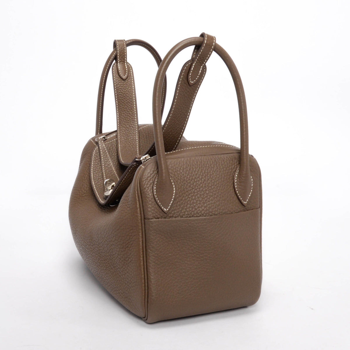 Hermes Etoupe Clemence Lindy 26 PHW