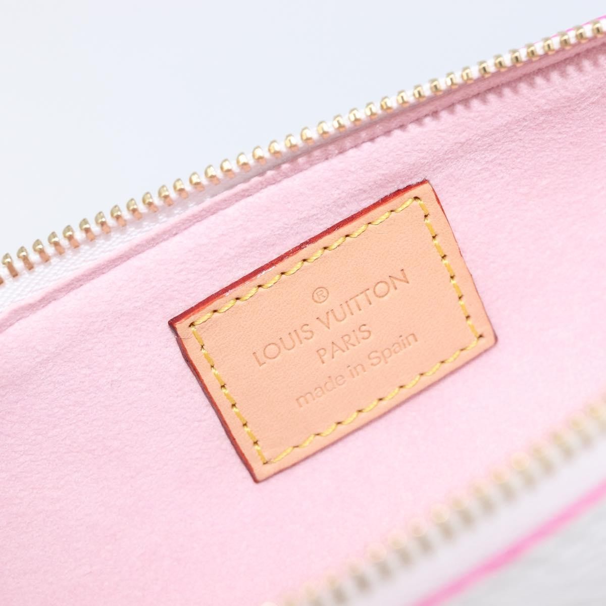Louis Vuitton Pink Monogram Giant By The Pool Elizabeth Pencil Case