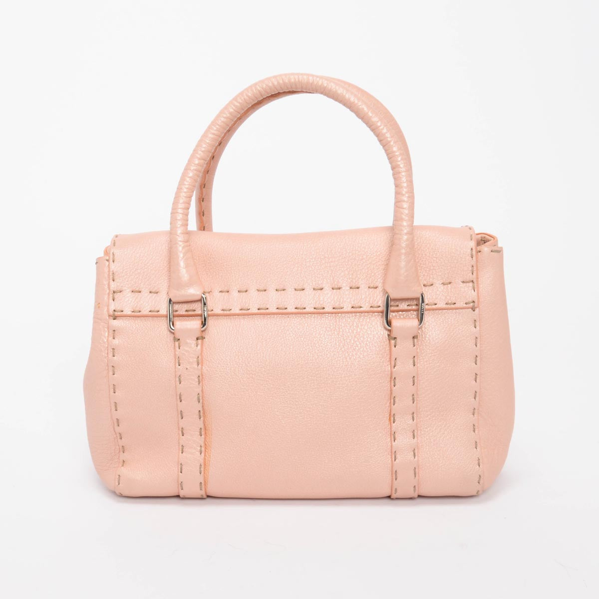 Fendi Bois de Rose Roma Calfskin Selleria Mini Linda Bag