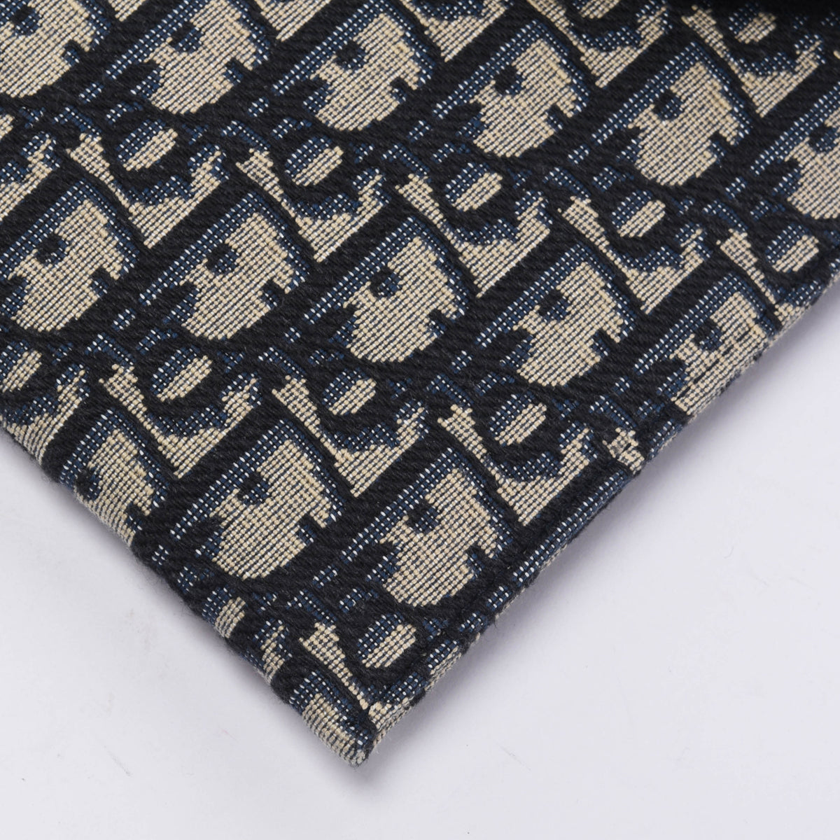 Dior Navy Oblique Jacquard 30 Montaigne Avenue Pouch
