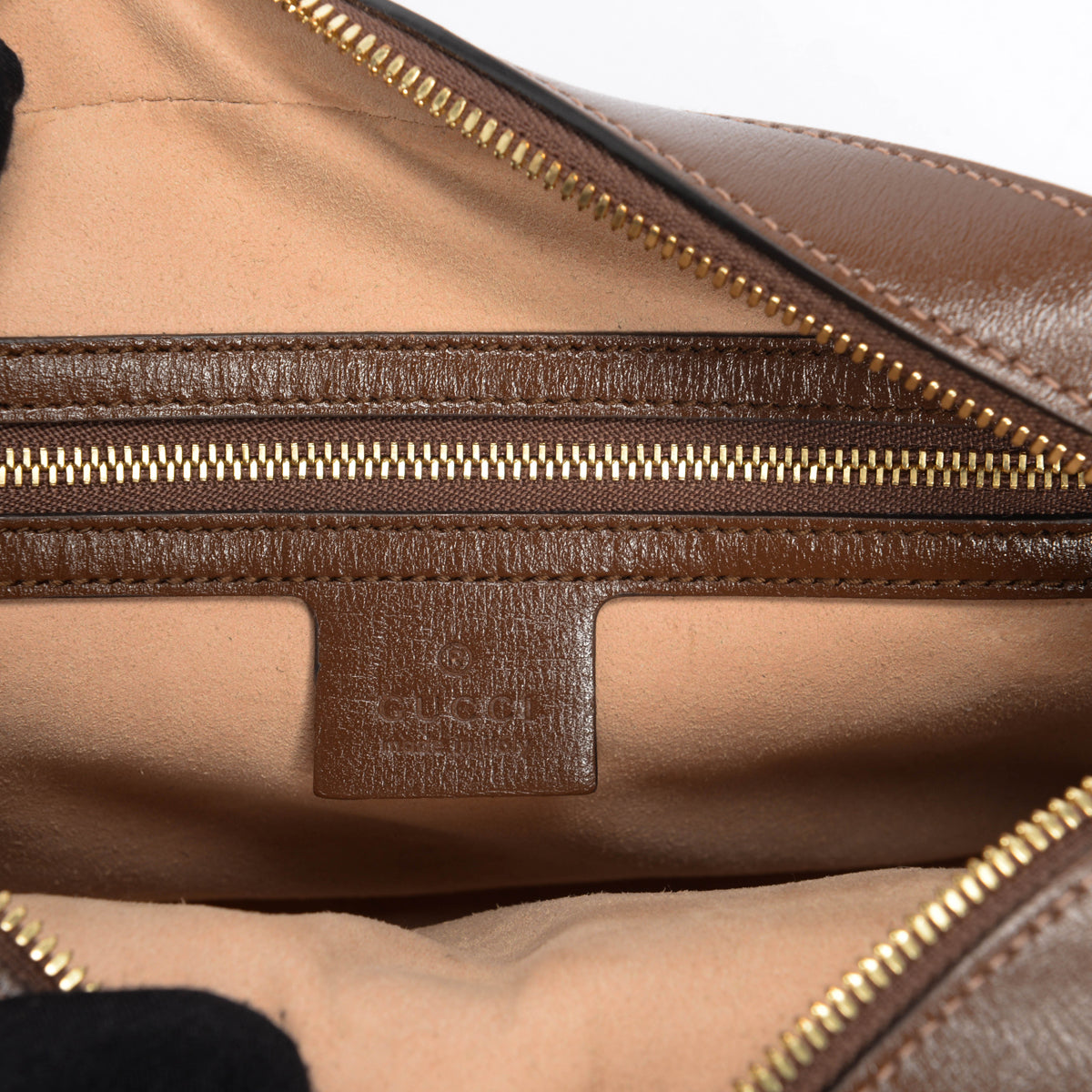 Gucci Brown Leather Horsebit 1955 Small Camera Bag
