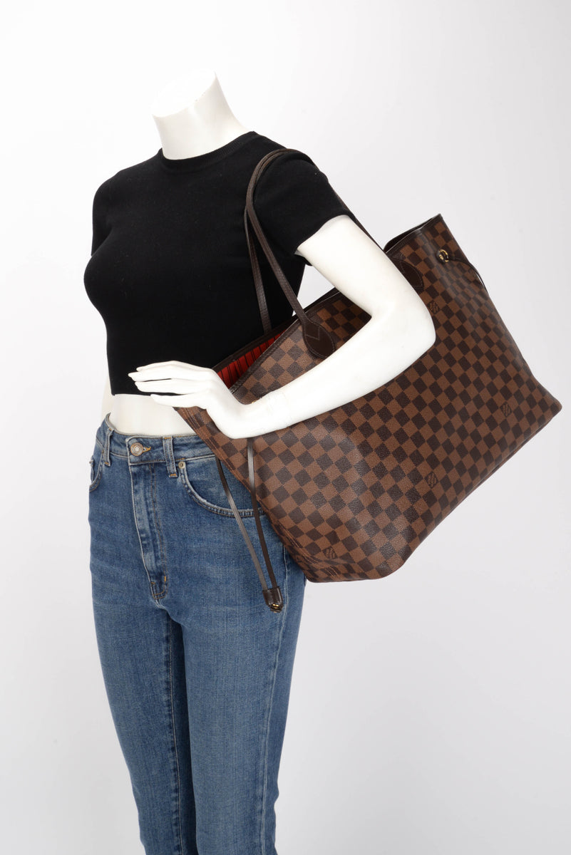 Louis Vuitton Damier Ebene Neverfull GM Tote