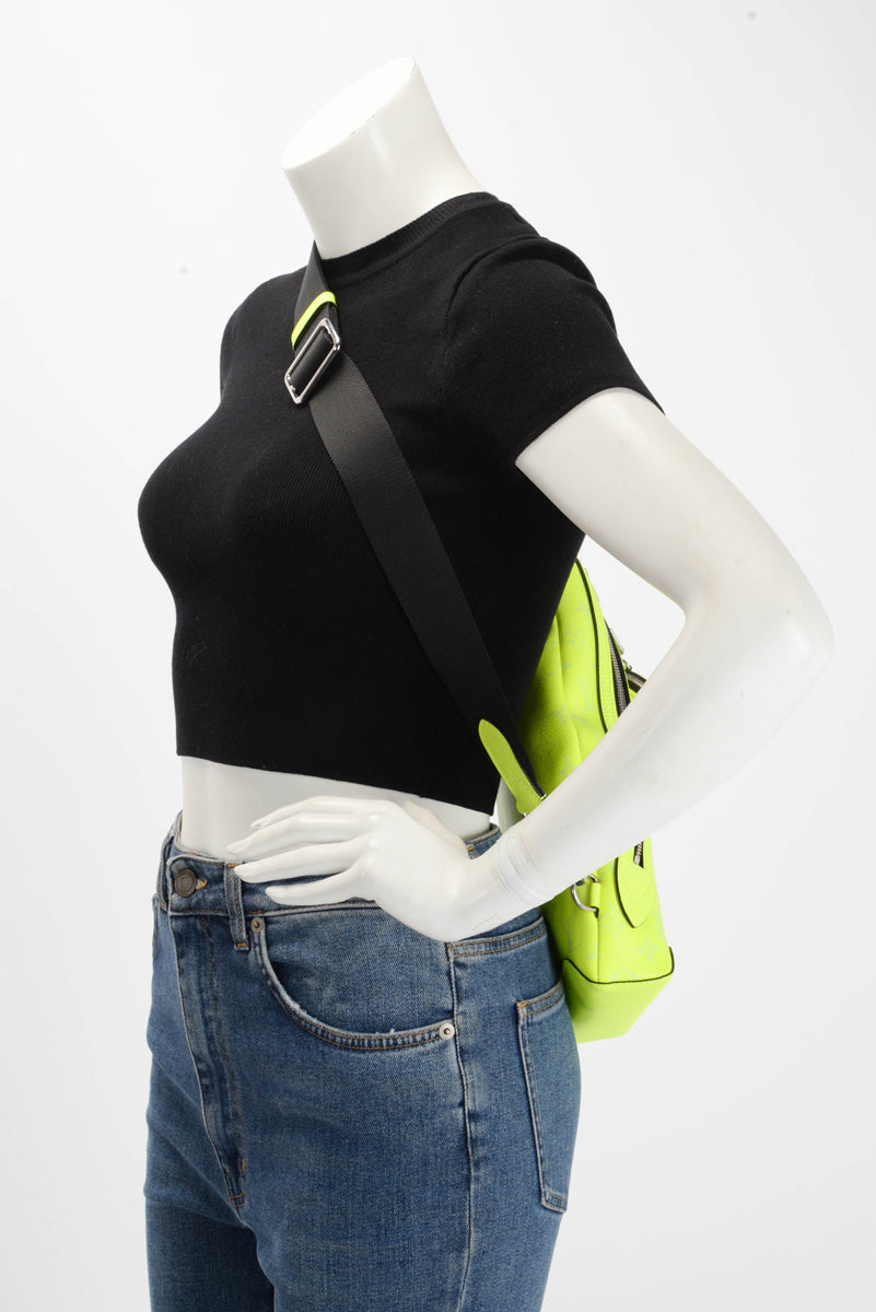 Louis Vuitton Neon Yellow Taigarama Duo Slingbag