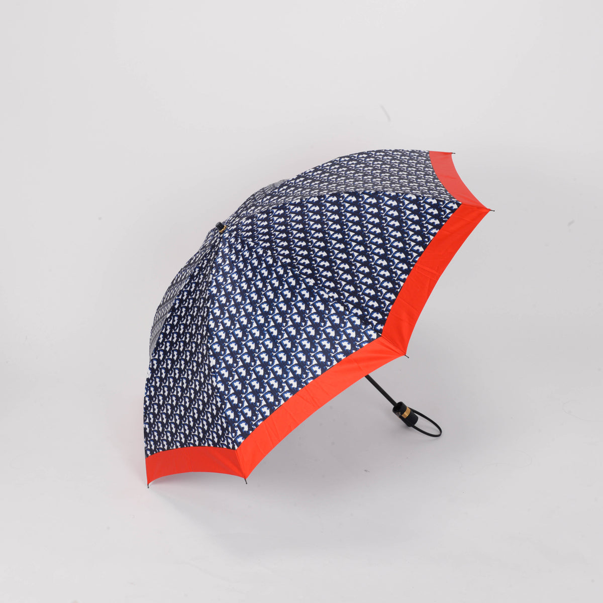 Dior Blue Oblique Vintage Umbrella