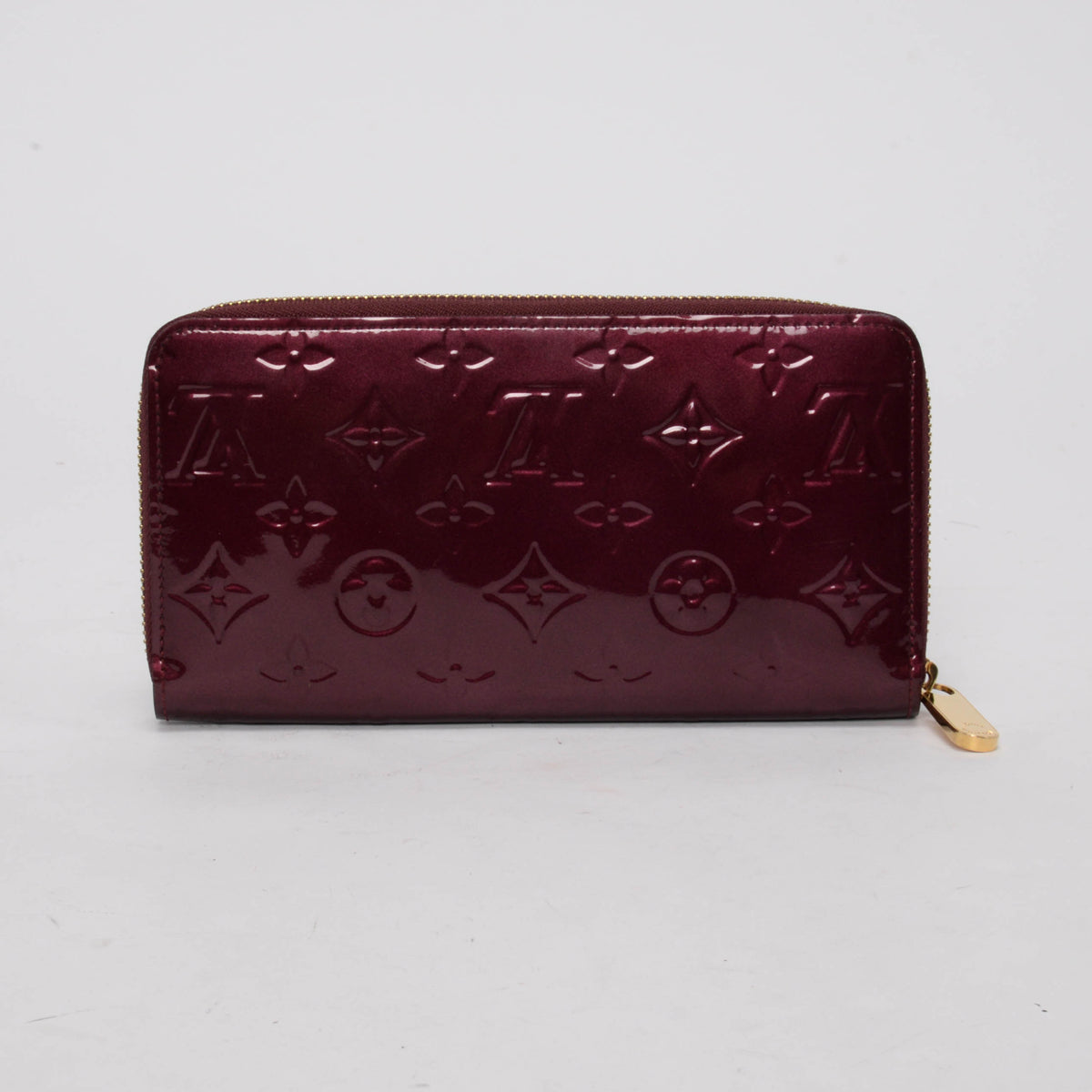 Louis Vuitton Griotte Vernis Long Zipped Wallet