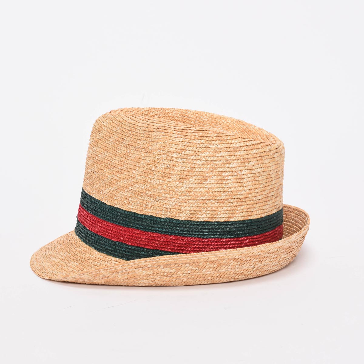 Gucci Beige Abaca Straw Web Fedora Hat