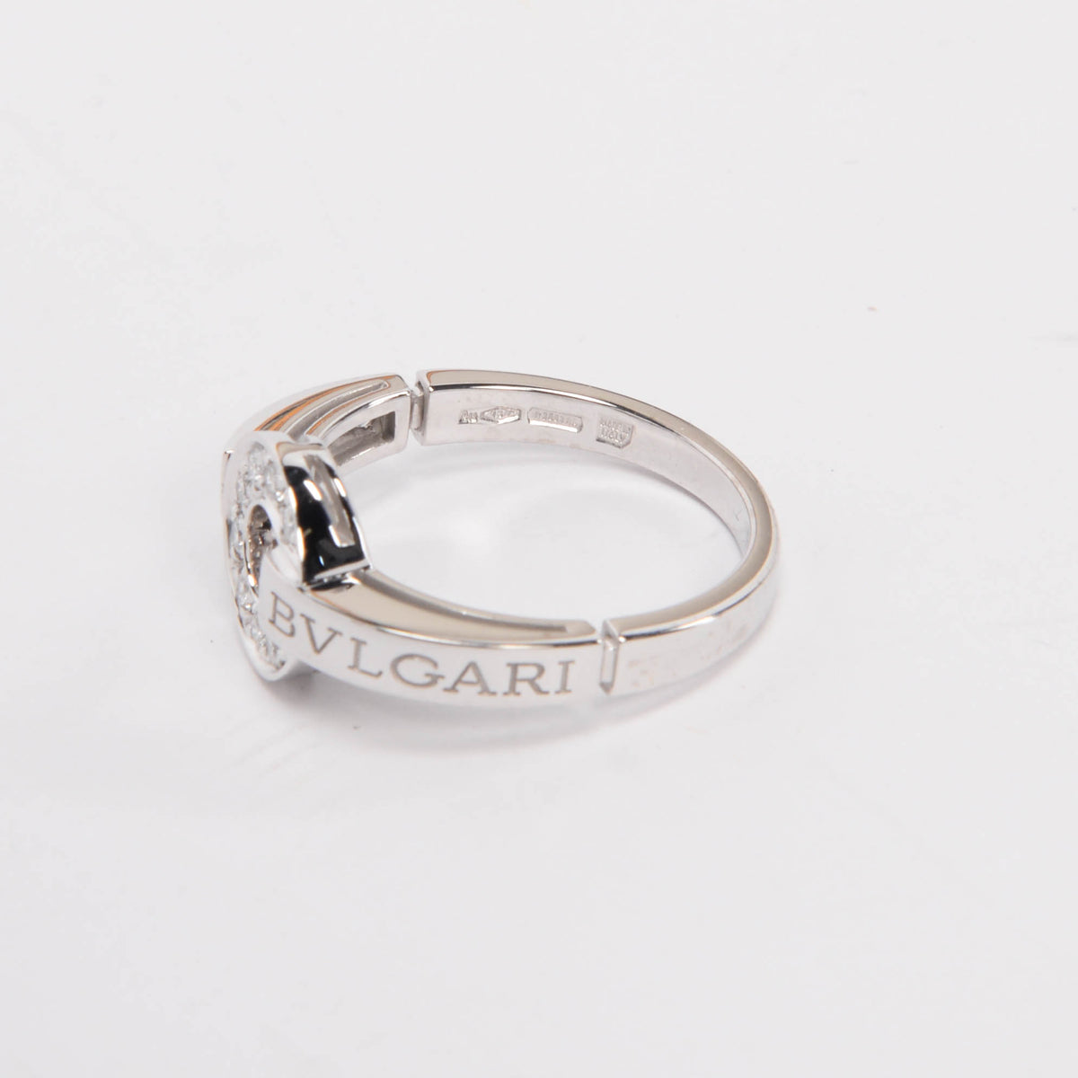 Bulgari 18k White Gold & Diamond Bulgari Bulgari Ring