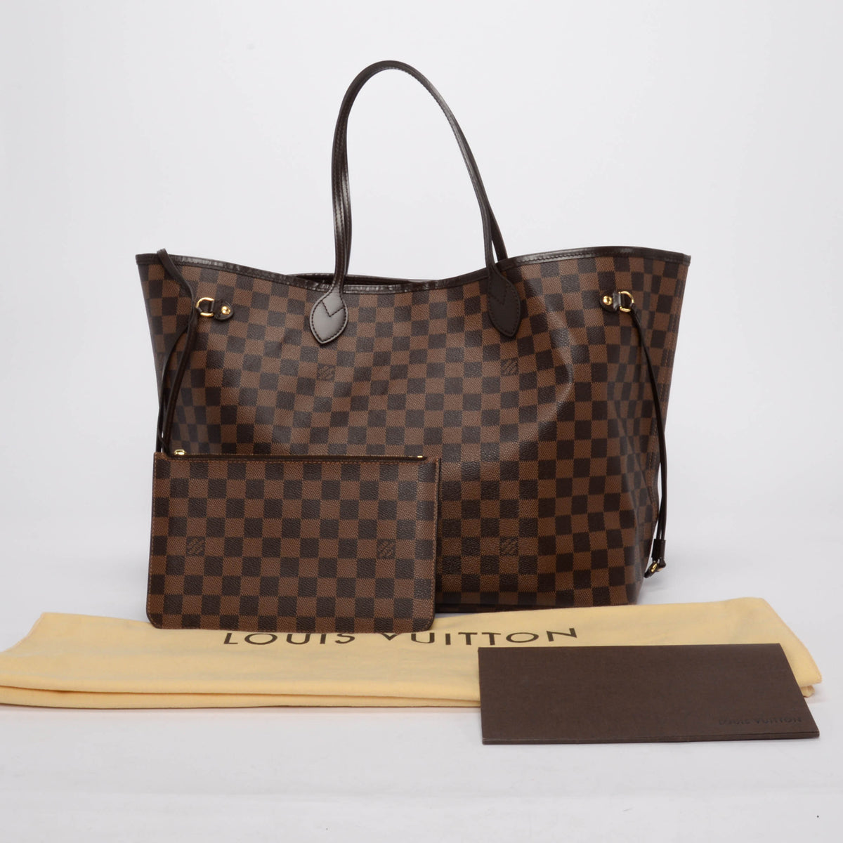 Louis Vuitton Cherry Damier Ebene Neverfull GM