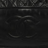 Chanel Black Caviar Leather Timeless CC Tote - Blue Spinach