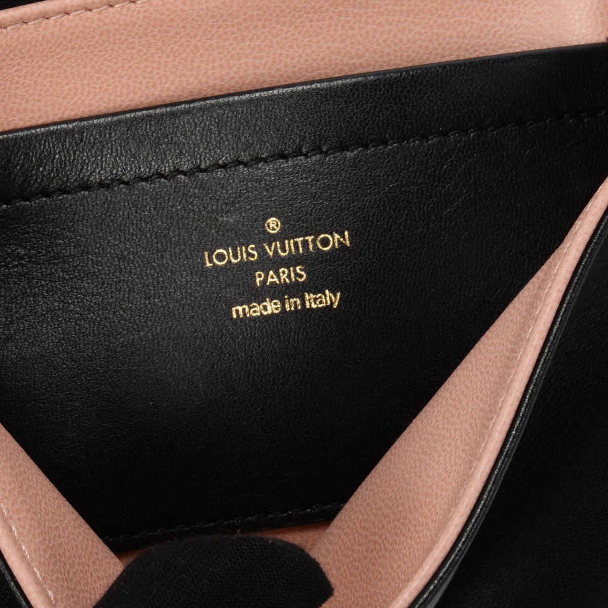 Louis Vuitton Black Monogram Lambskin Coussin Pochette
