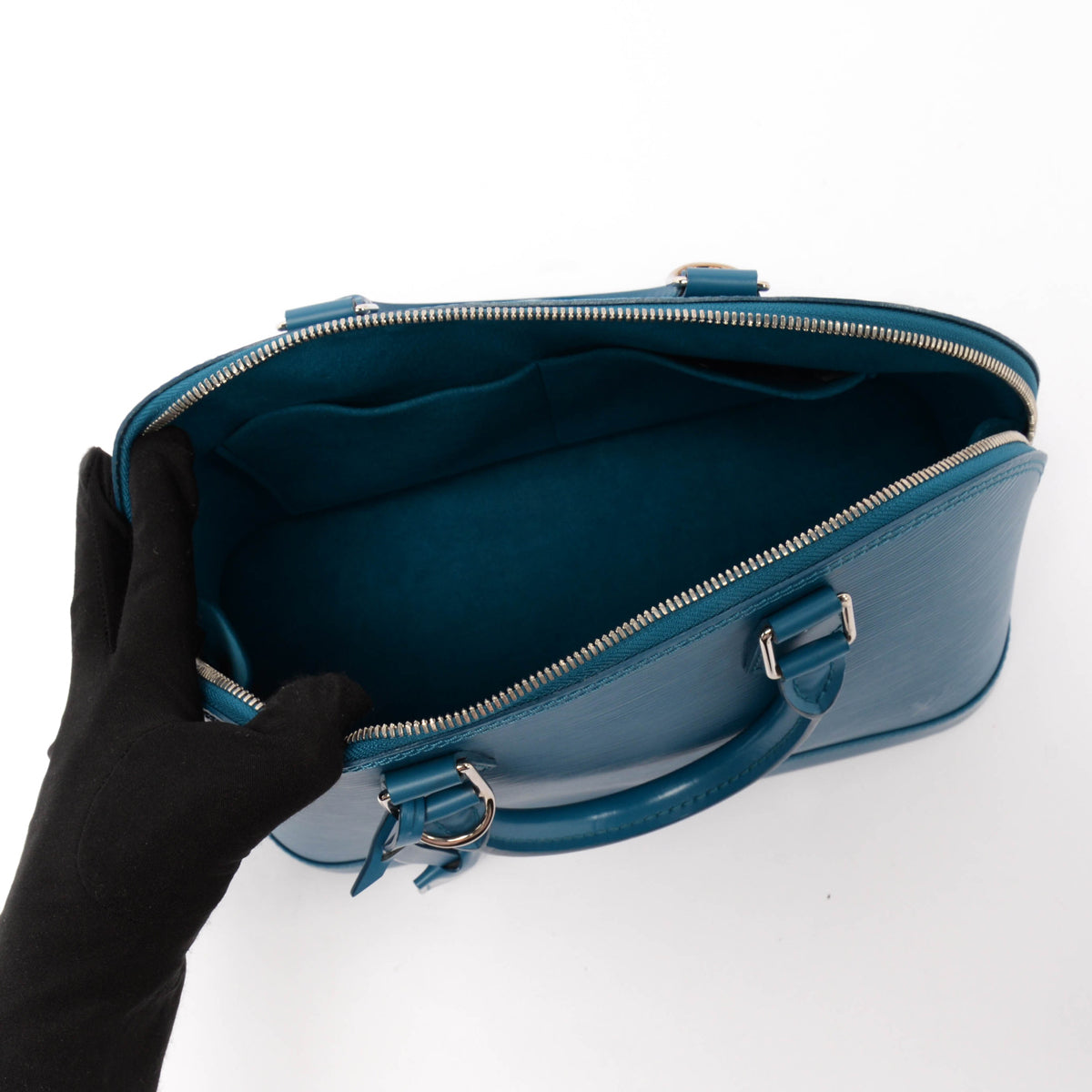 Louis Vuitton Cyan Epi Leather Alma PM