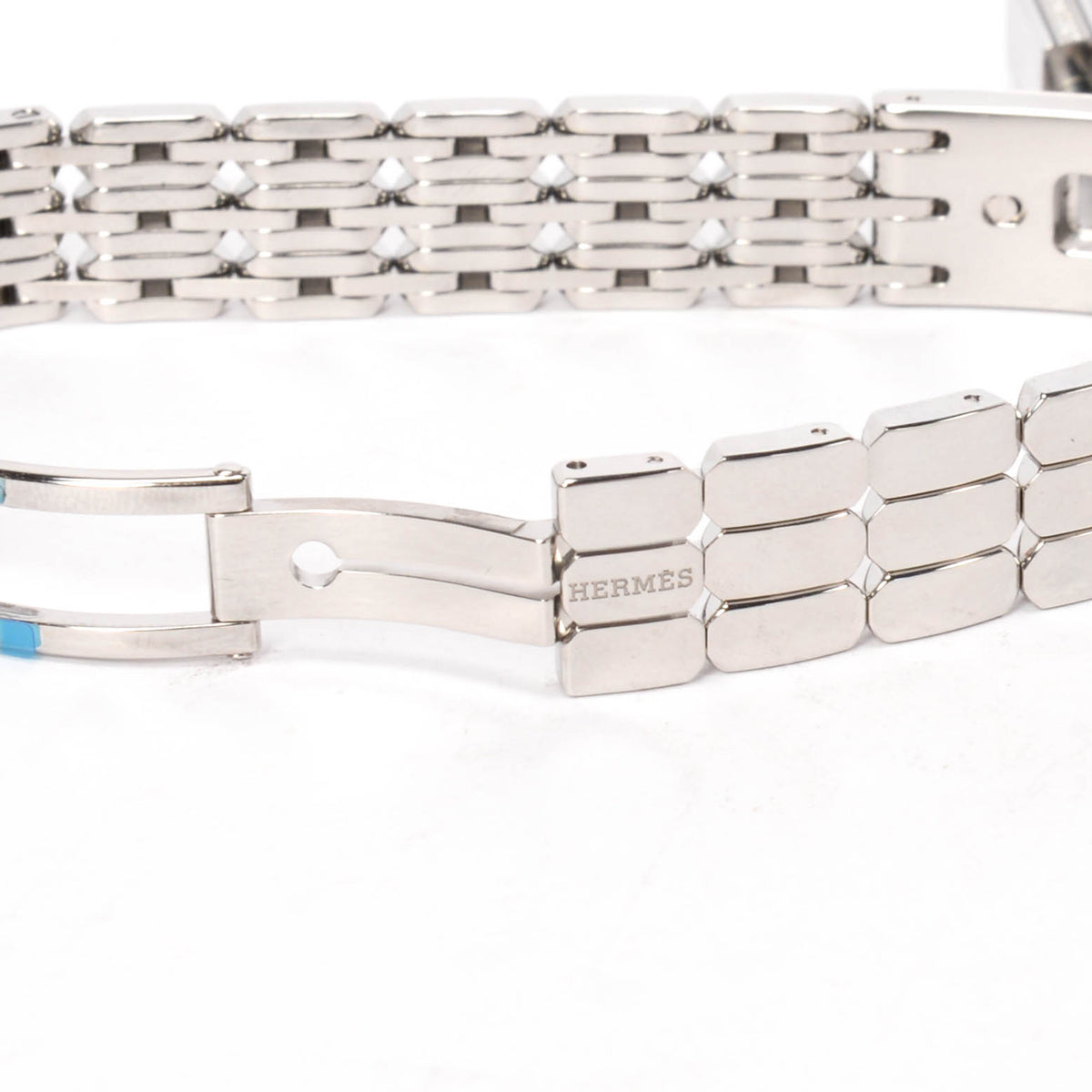 Hermes Steel & Diamond Mini Model Kelly Watch