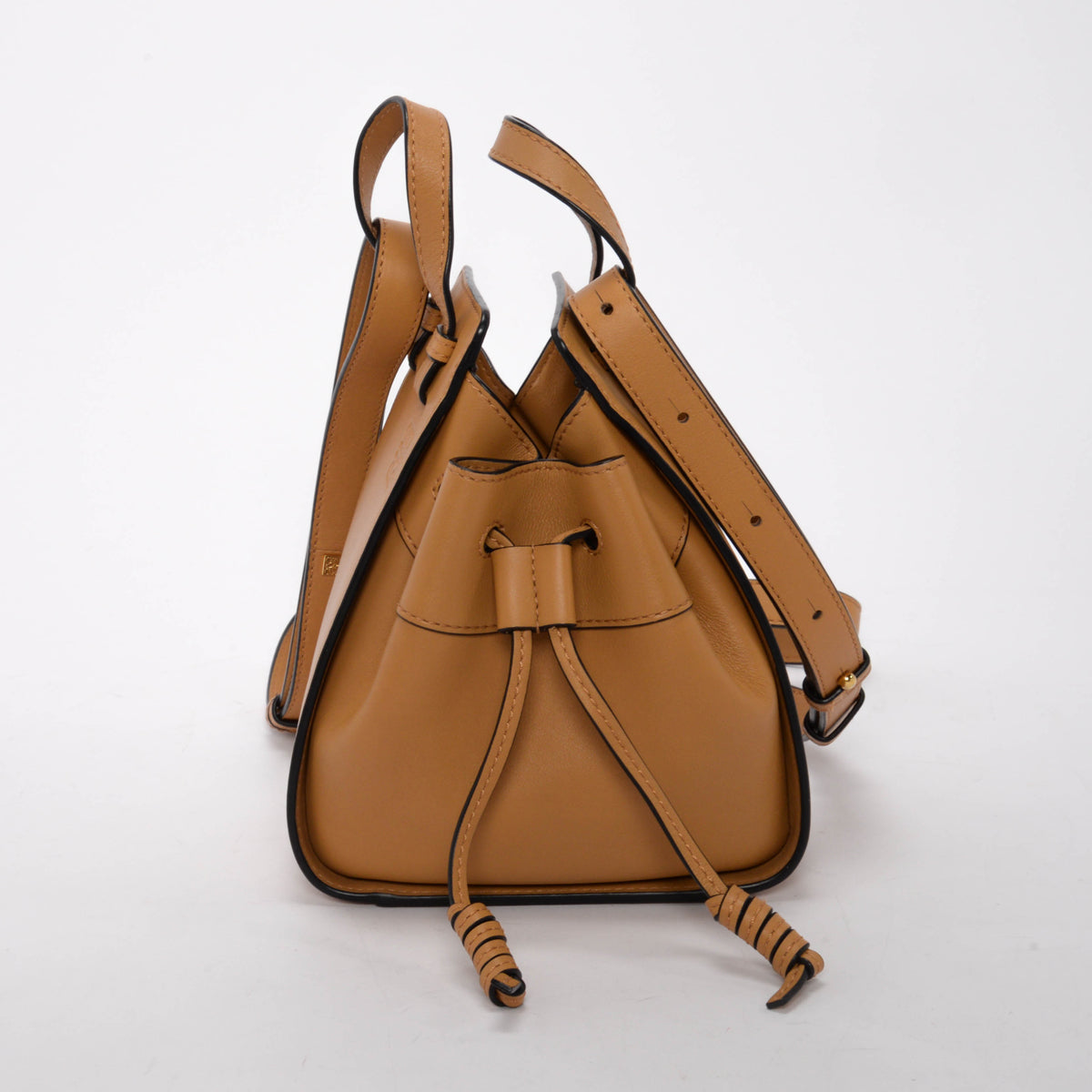 Loewe Honey Calfskin Hammock Drawstring Mini Bag