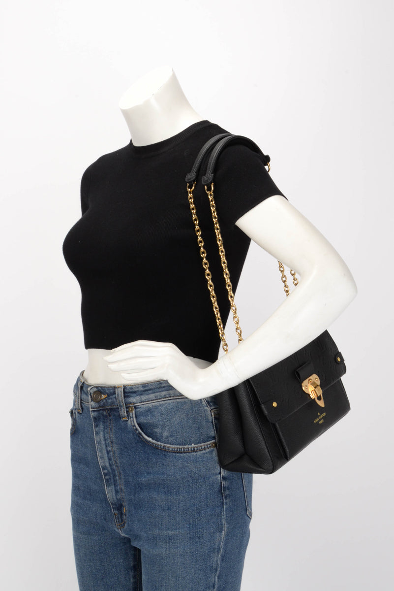 Louis Vuitton Black Empreinte Monogram Vavin PM Bag