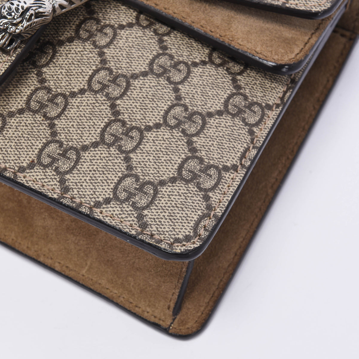 Gucci Beige GG Supreme Mini Dionysus Bag
