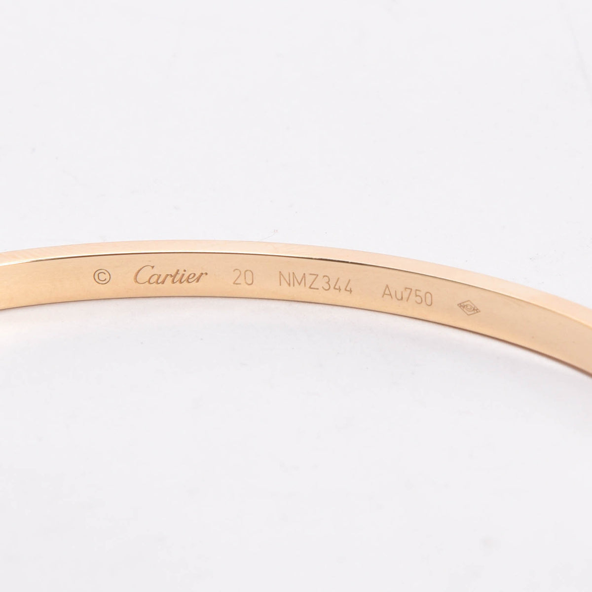 Cartier 18k Yellow Gold Small Model Love Bracelet