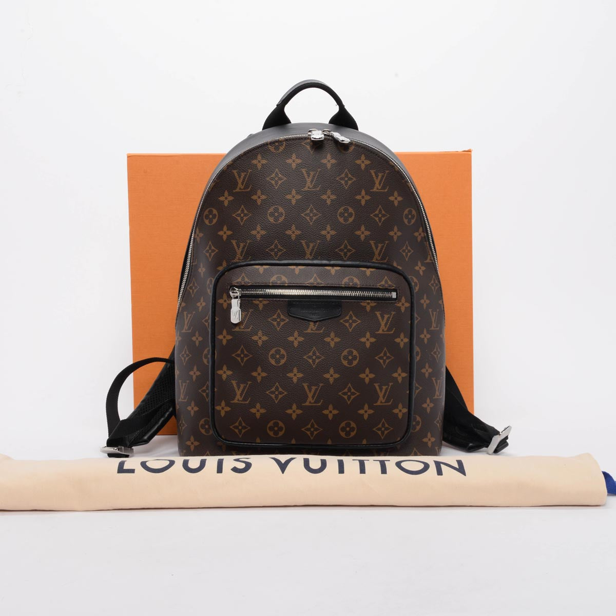 Louis Vuitton Black Monogram Macassar Josh Backpack