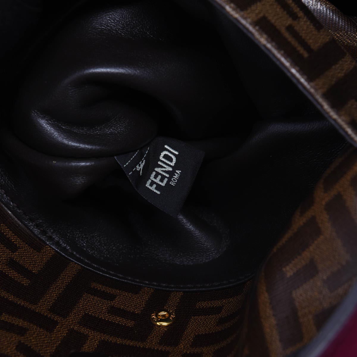 Fendi Cyclamen Suede Peekaboo X-Lite Large Tote