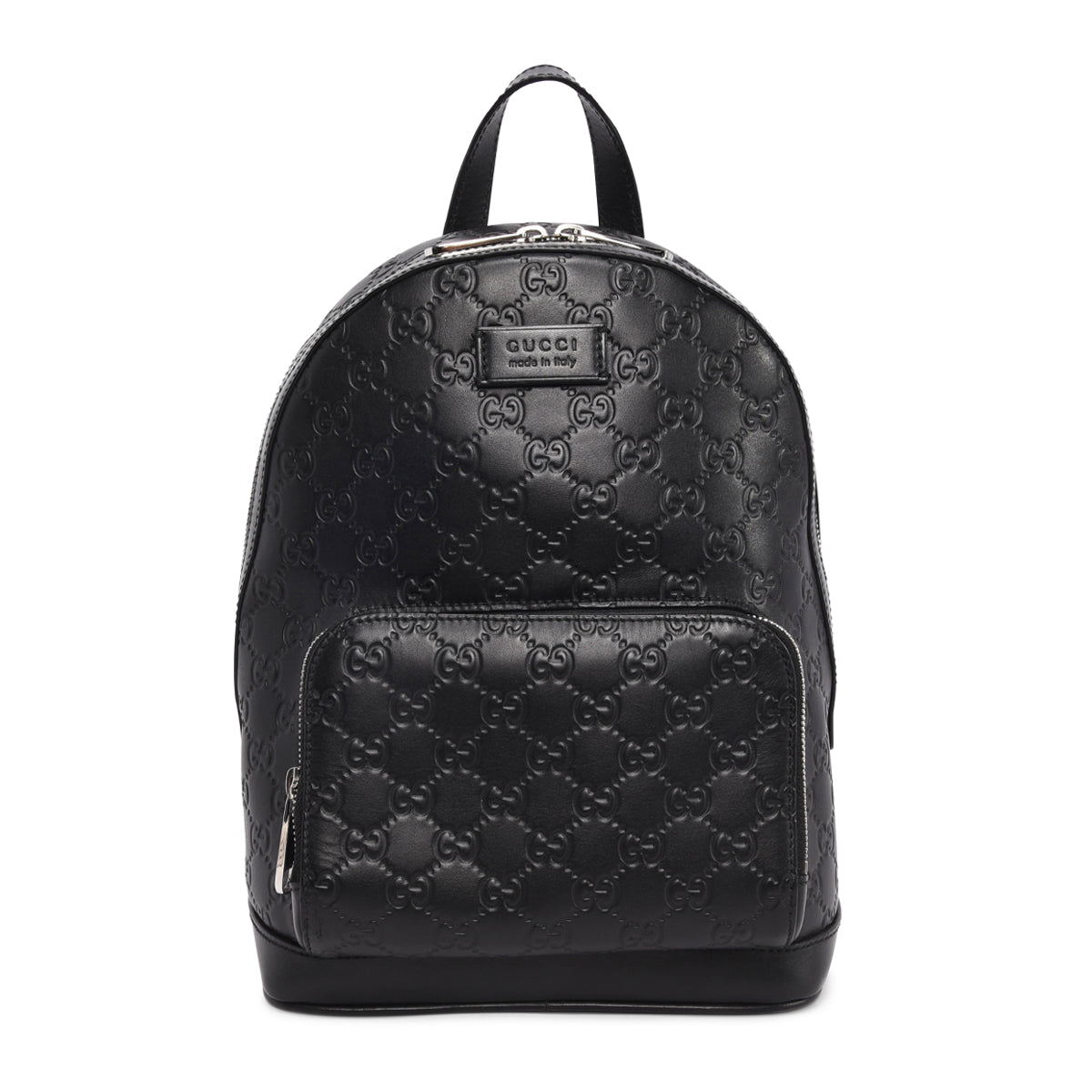 Gucci Black Guccissima Small Signature Day Backpack