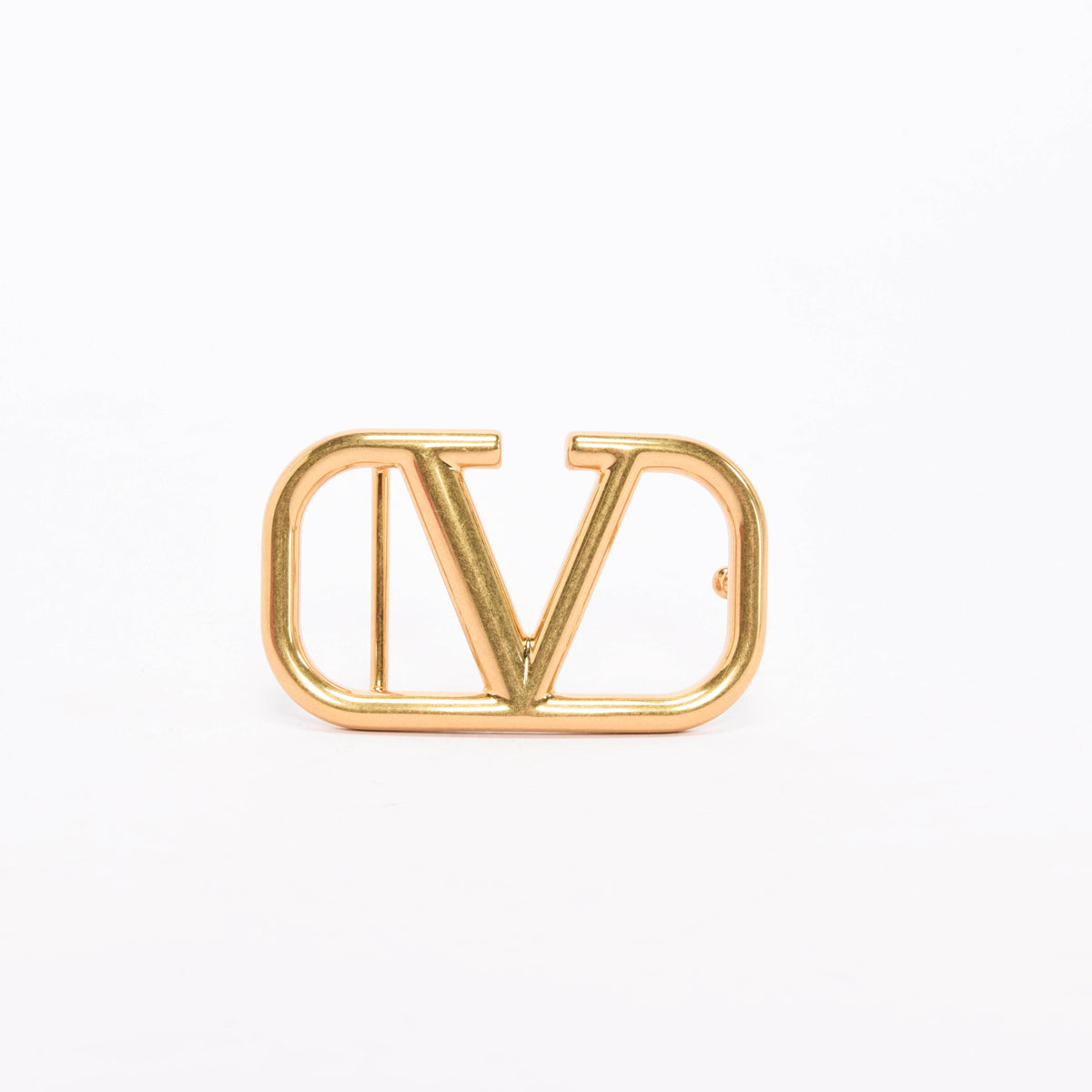 Valentino Black & Brown Calfskin Reversible VLogo Belt
