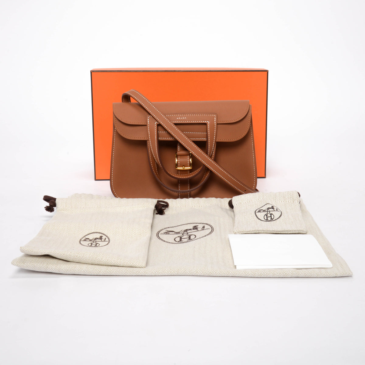 Hermes Gold Swift Mini Halzan 22