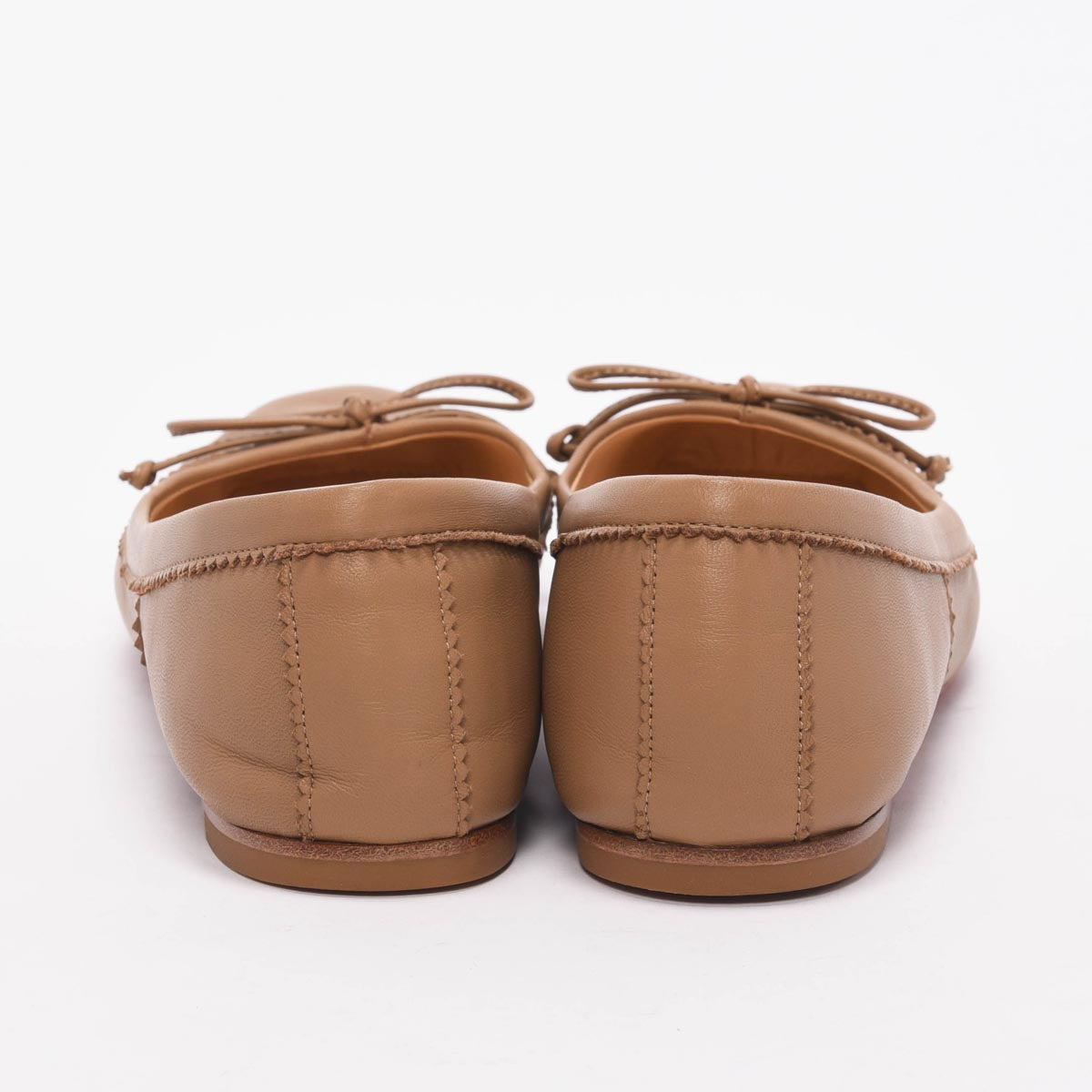 Christian Louboutin Blush Lambskin Mamadrague Flats 36