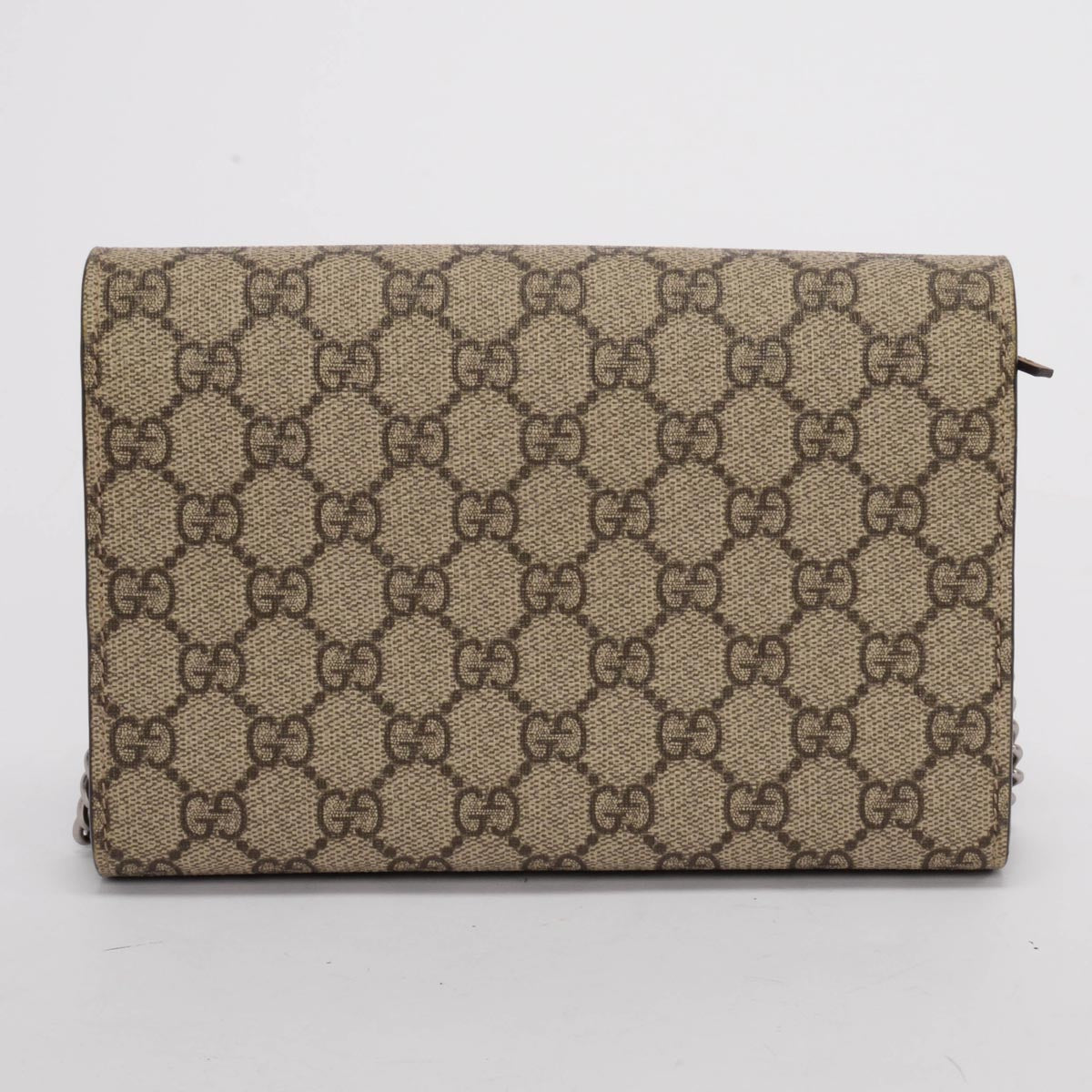 Gucci Beige GG Supreme Dionysus Wallet on Chain