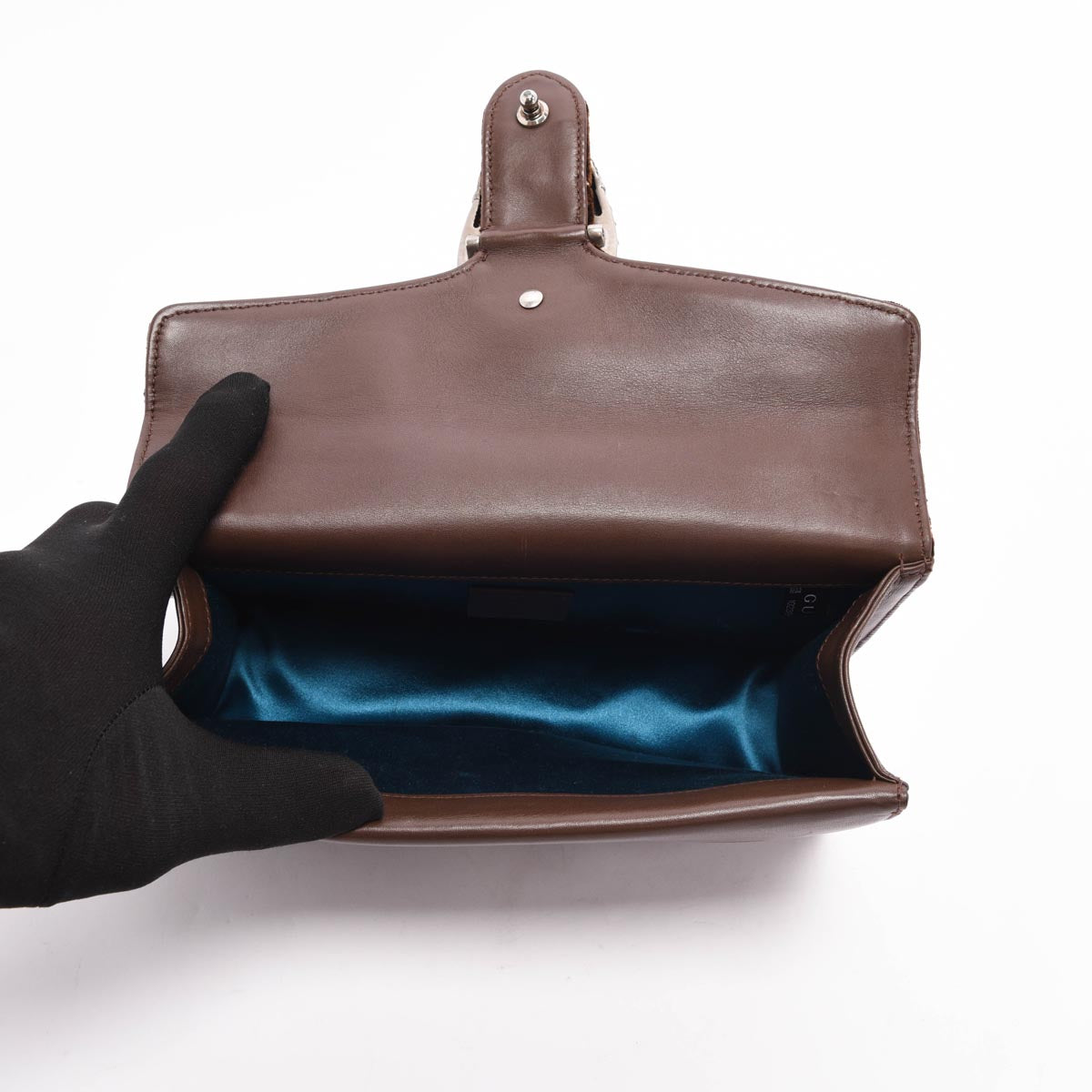 Gucci Brown GG Velvet Small Dionysus Shoulder Bag