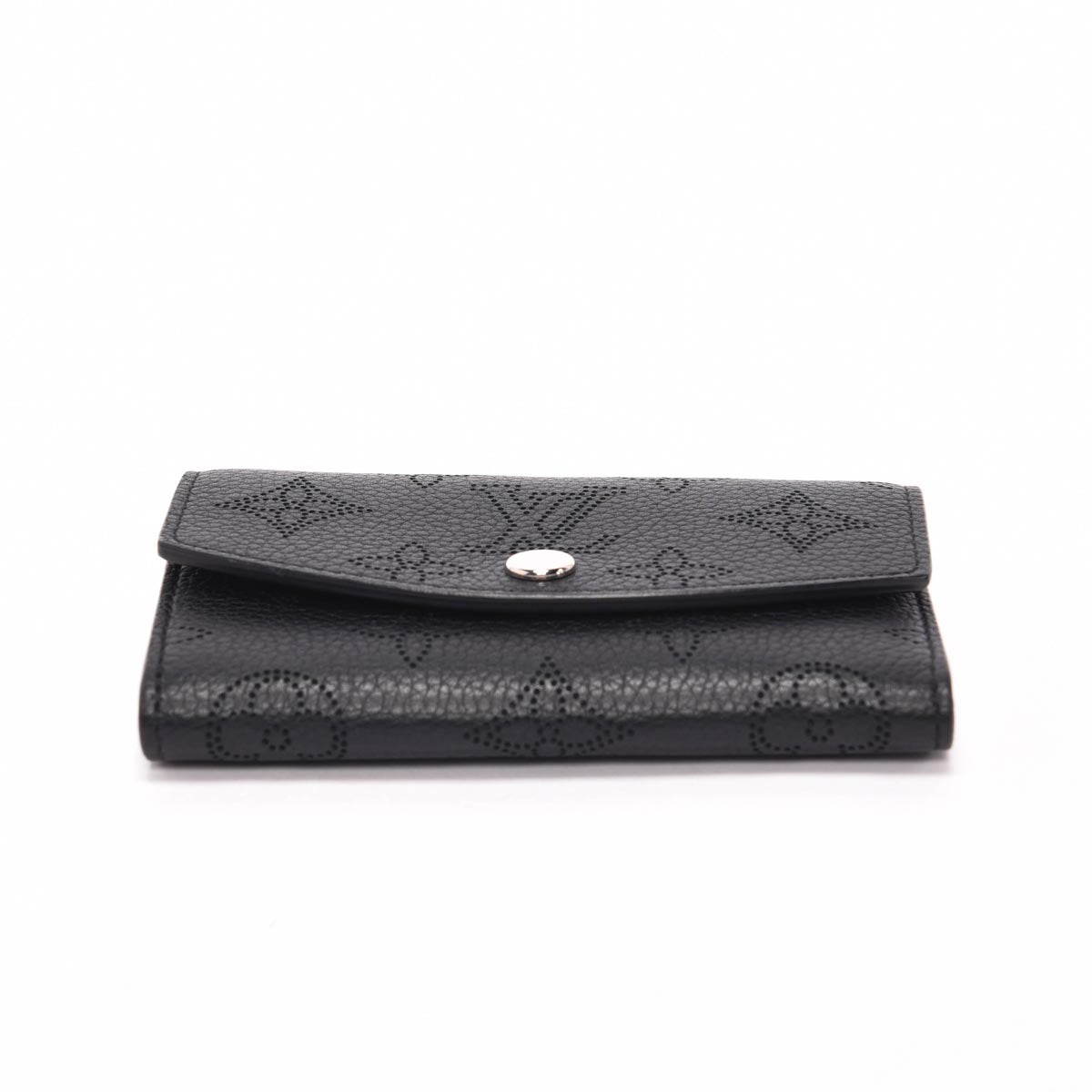 Louis Vuitton Black Monogram Mahina Porte Monnaie Anae Coin Purse