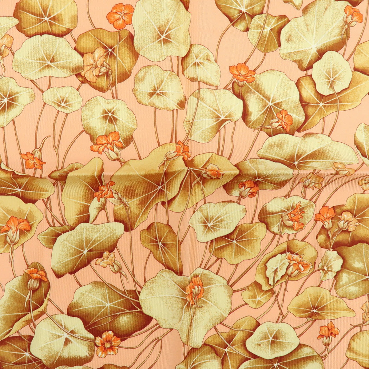 Hermes Les Capucines & Effluves Pocket Square Scarves