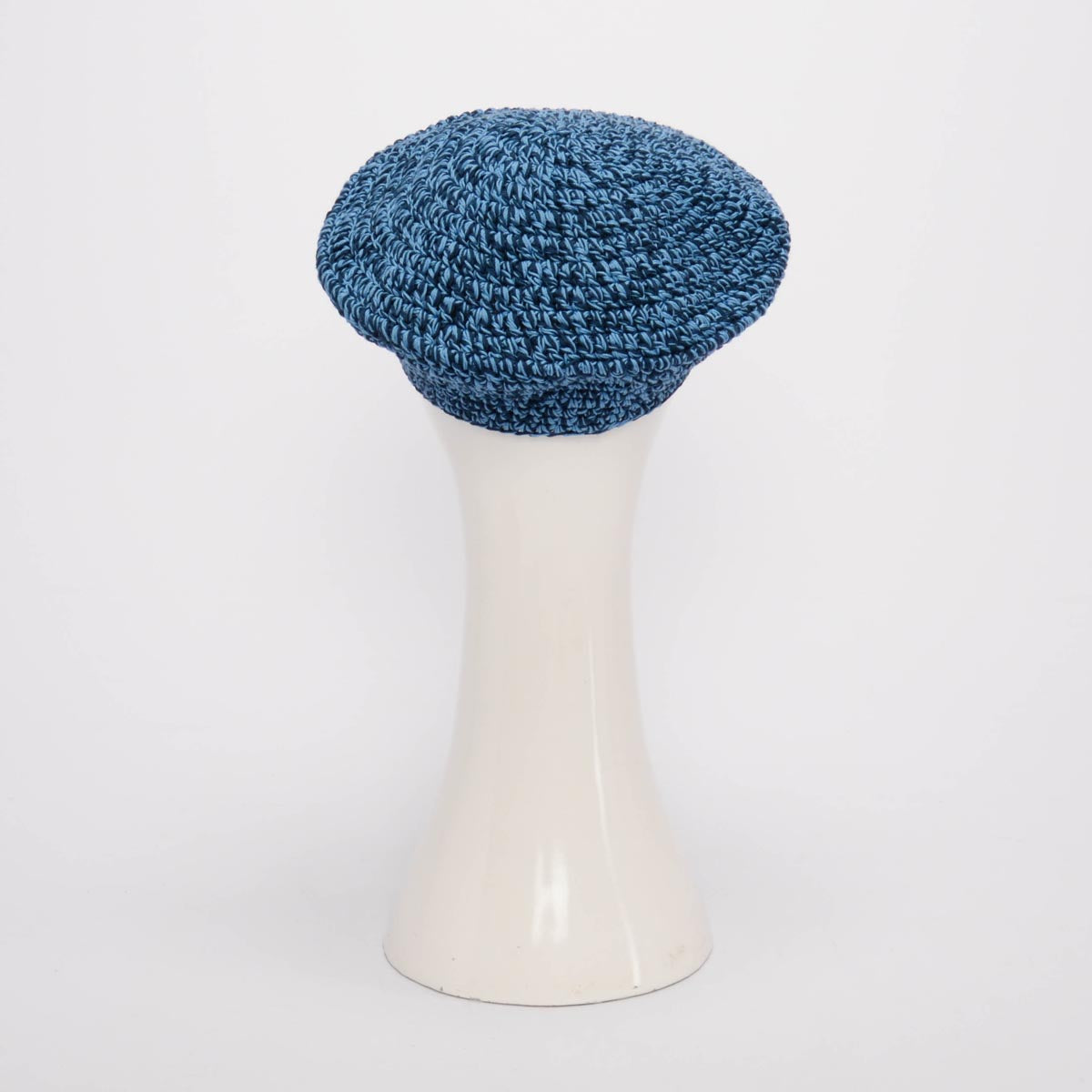 Hermes Navy & Blue Jean Crochet Classic Beret