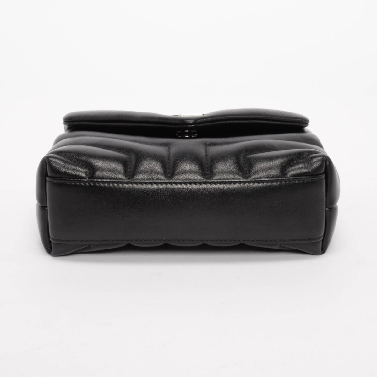 Saint Laurent Black Quilted Calfskin Toy Loulou Bag