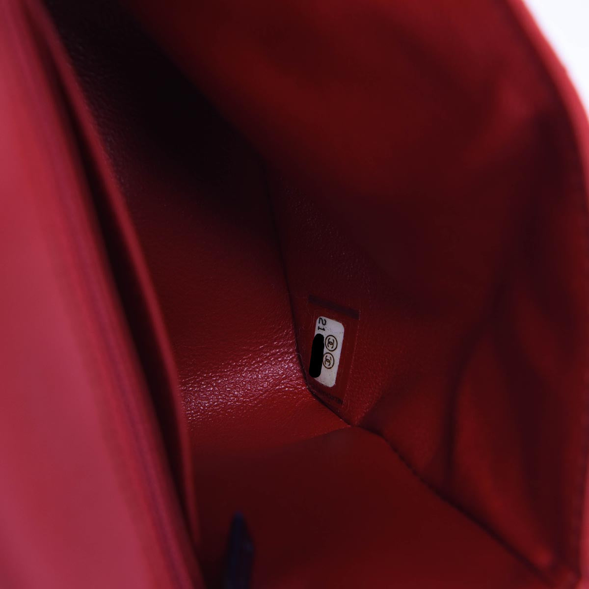 Chanel Red Quilted Lambskin Mini Flap Bag