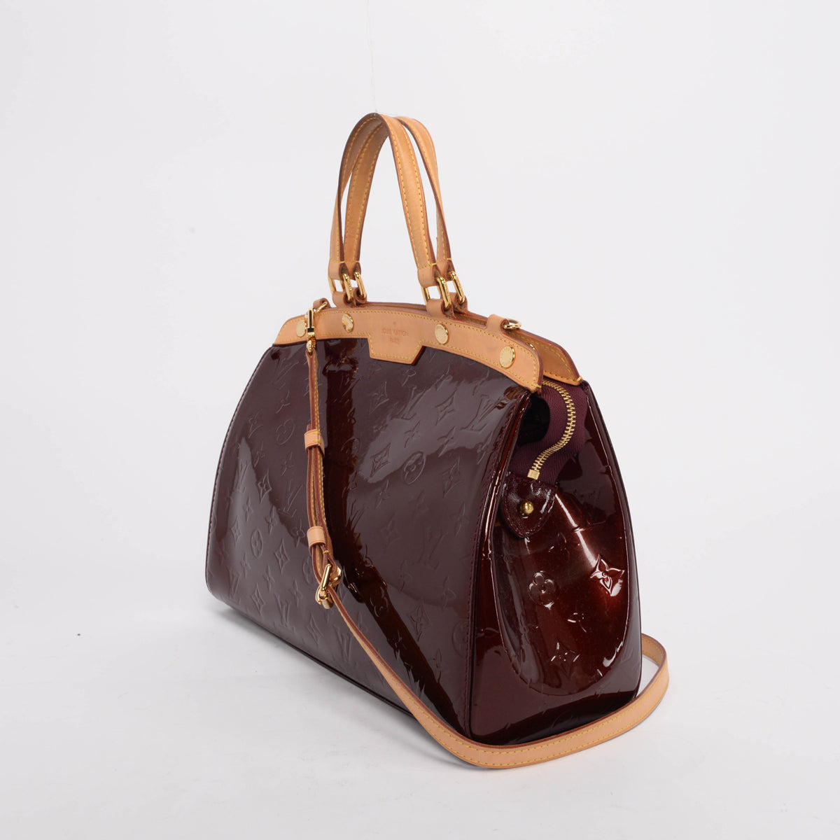 Louis Vuitton Rouge Fauviste Monogram Vernis Brea MM