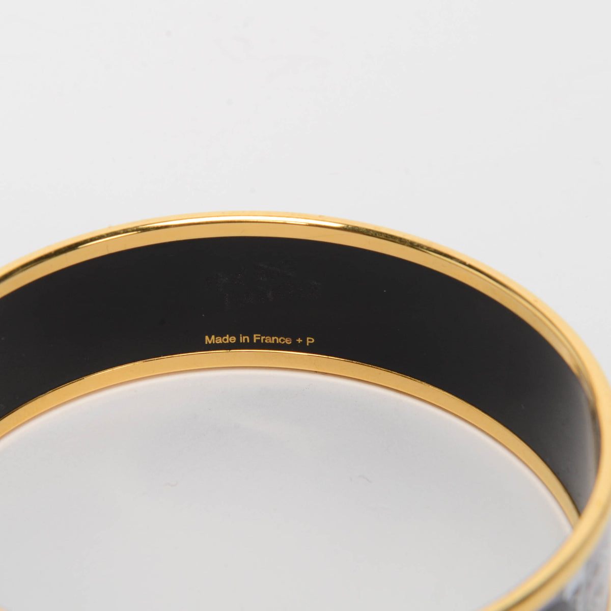 Hermes Pink Enamel Rubans de Cheval Bangle GHW