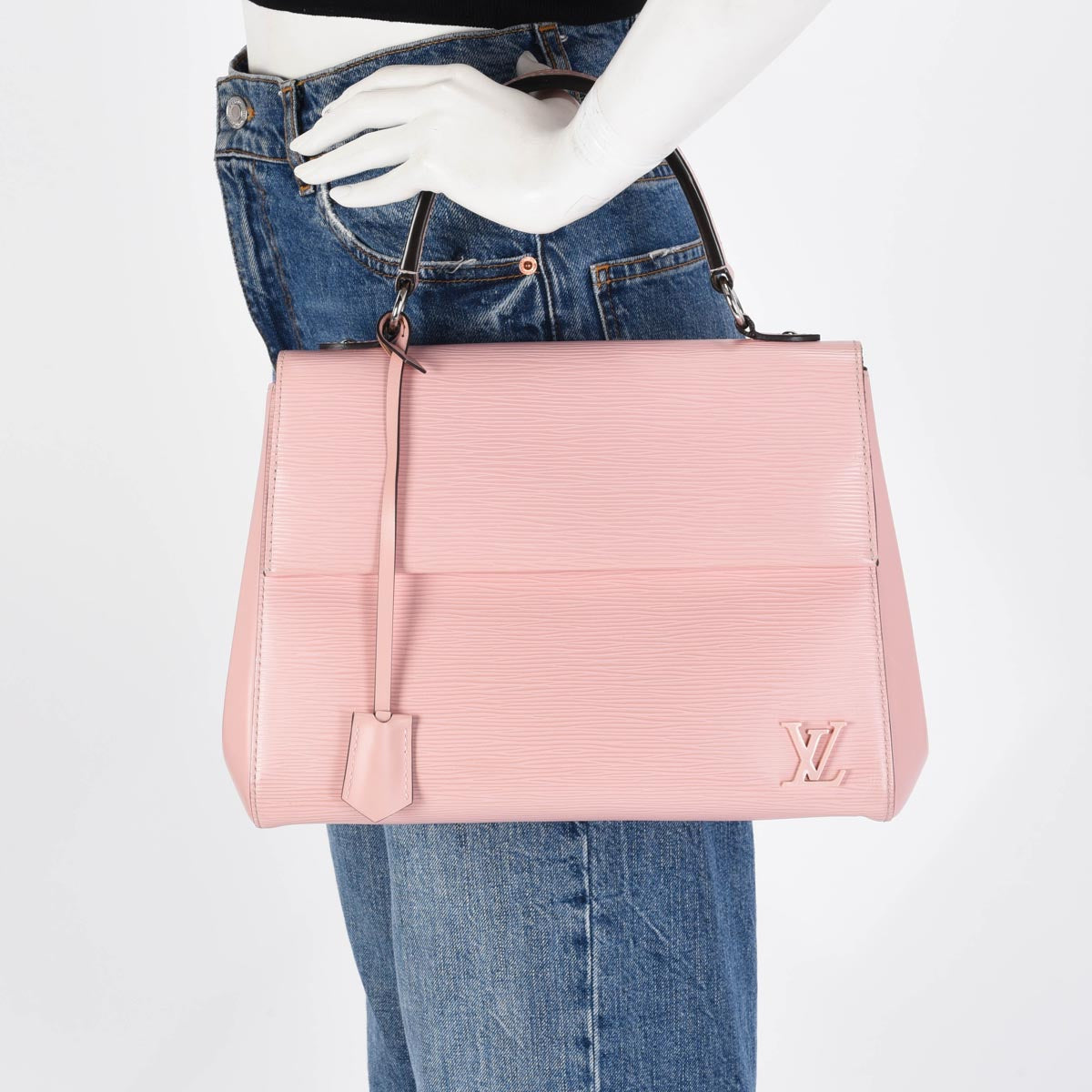 Louis Vuitton Rose Ballerine Epi Leather Cluny MM