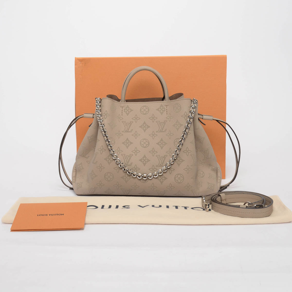 Louis Vuitton Galet Mahina Calfskin Bella Tote