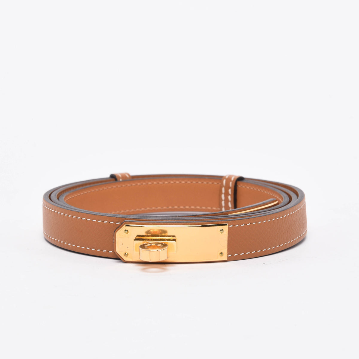 Hermes Gold Epsom Kelly 18 Belt