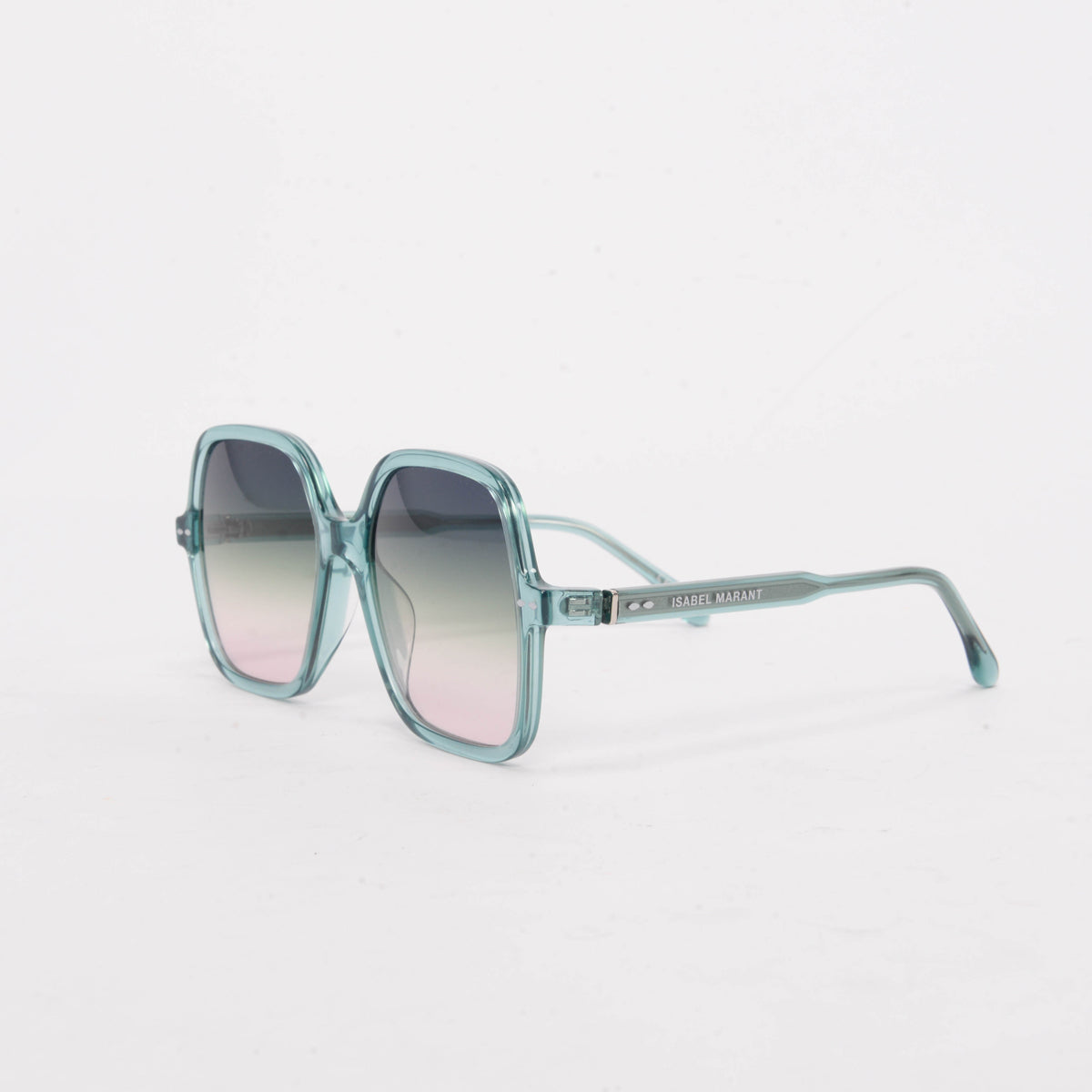 Isabel Marant Green Square Frame Sunglasses