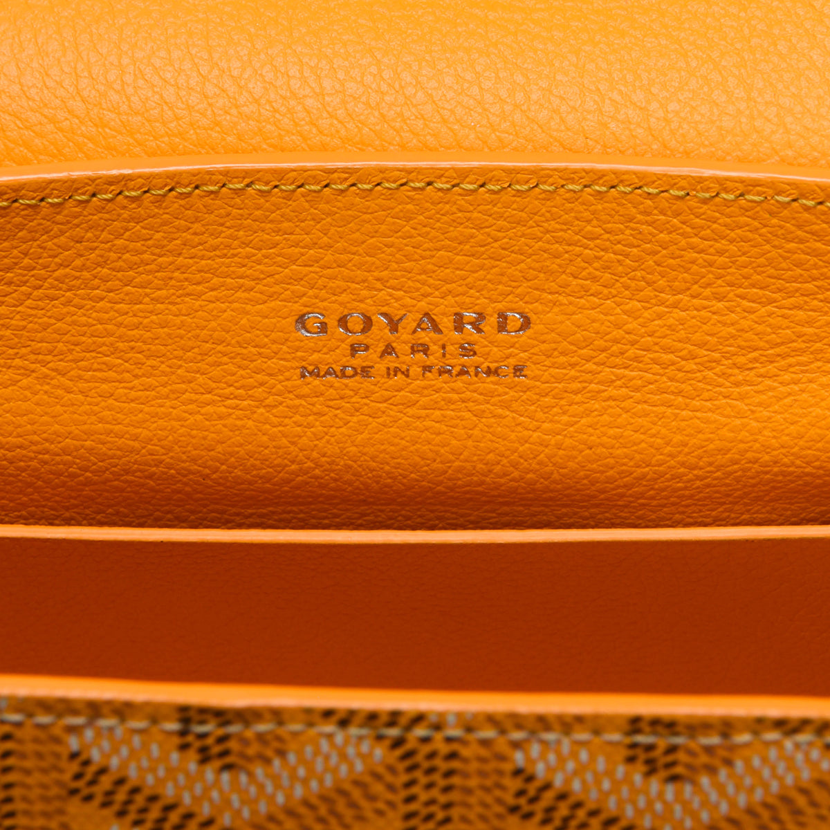 Goyard Yellow Goyardine & Calfskin Saigon Souple Mini Bag
