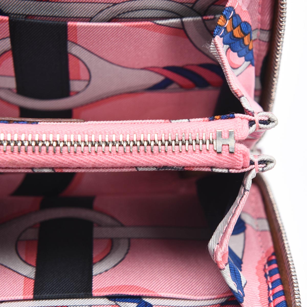 Hermes Gold Epsom Silk'In Compact Wallet