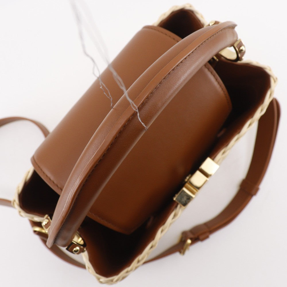 Louis Vuitton Brown Wicker Capucines BB