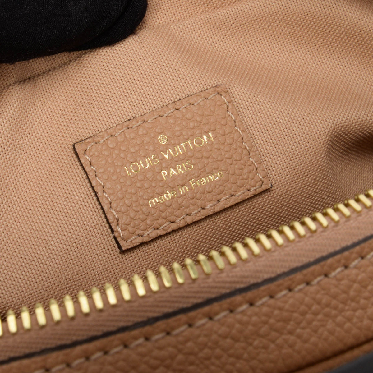Louis Vuitton Dark Beige Monogram Empreinte Vosges MM Bag