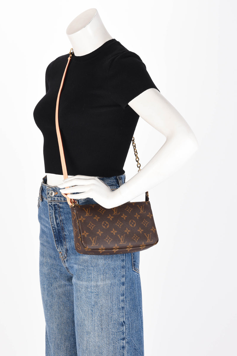 Louis Vuitton Monogram Canvas Chain Pochette Accessoires